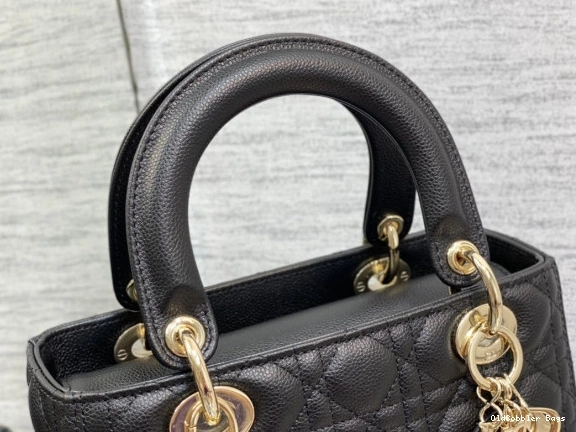 OldCobbler Bags Calfskin-24cm large Lady Glod Diro 0801
